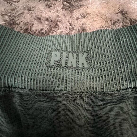 PINK by Victoria’s Secret Green Seamless Workout Leggings - Picture 6 of 8